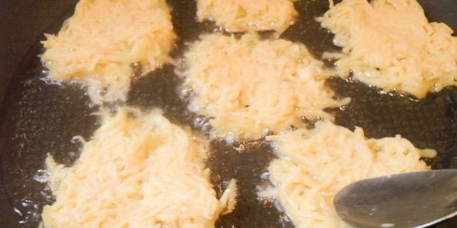 Рецепт драников с чесноком