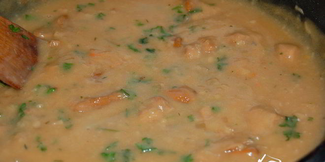 Рецепт драников с грибами и грибным соусом