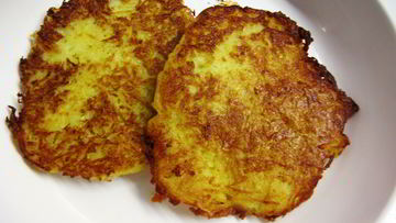 Рецепт Драников с луком и салом