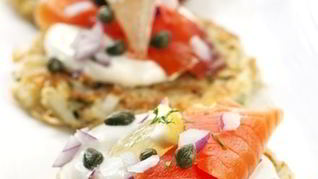 Рецепт Драников с морепродуктами