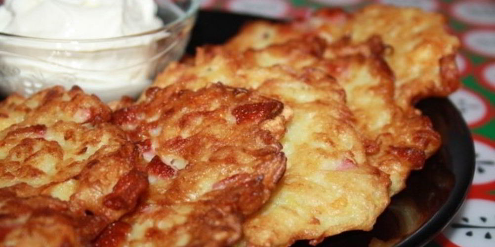 Как приготовить драники с ветчиной