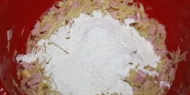 Рецепт драников с ветчиной