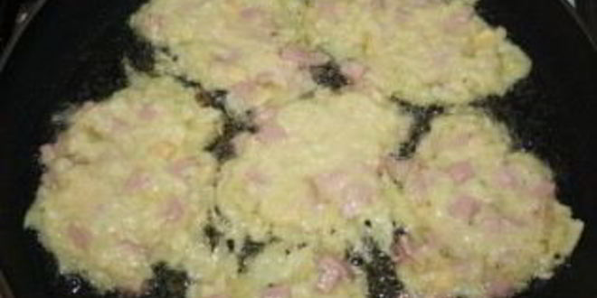 Рецепт драников с ветчиной