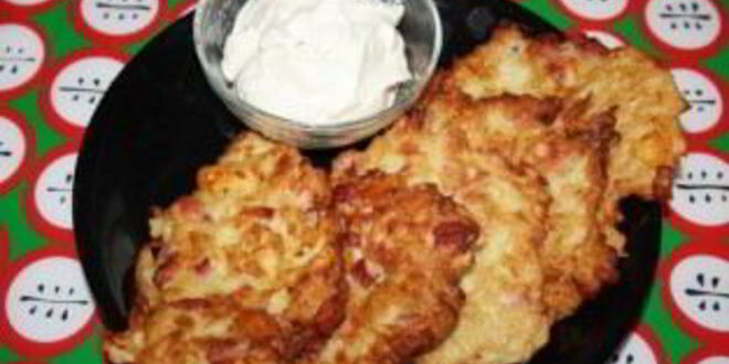 Рецепт драников с ветчиной