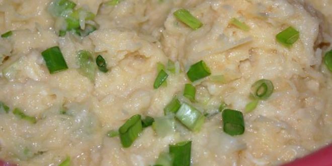 Рецепт драников с зеленым луком