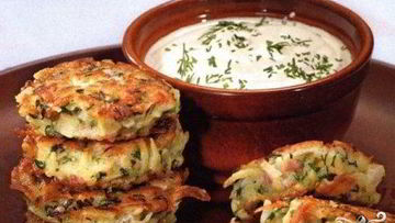 Рецепт Драников с зеленью и сыром