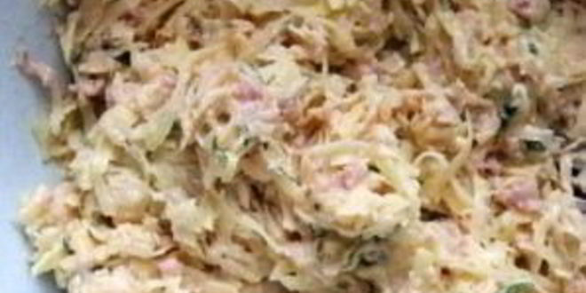 Рецепт драников с зеленью и сыром