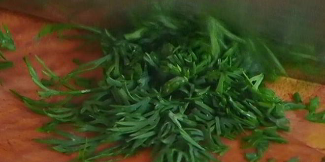 Рецепт картофельно-свекольных драники с сыром бри