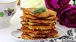 Рецепт Картофельных драников с колбасой и сыром
