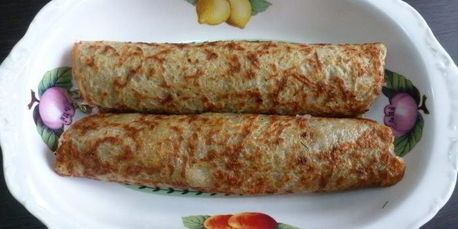 Рецепт рулетов-драников с куриным фаршем