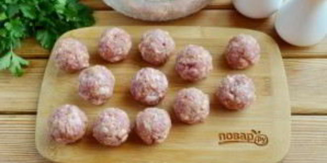 Рецепт альбондигаса — фрикаделек с овощами