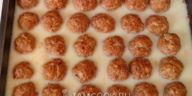 Рецепт фрикаделек под сливочным соусом