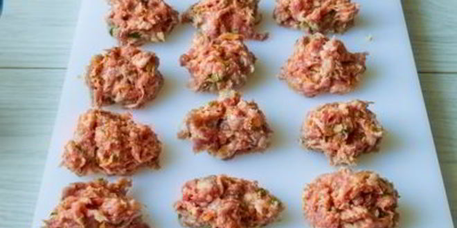Рецепт фрикаделек с начинкой в средиземноморском стиле