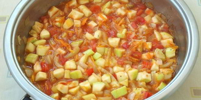 Рецепт фрикаделек с овощным соусом