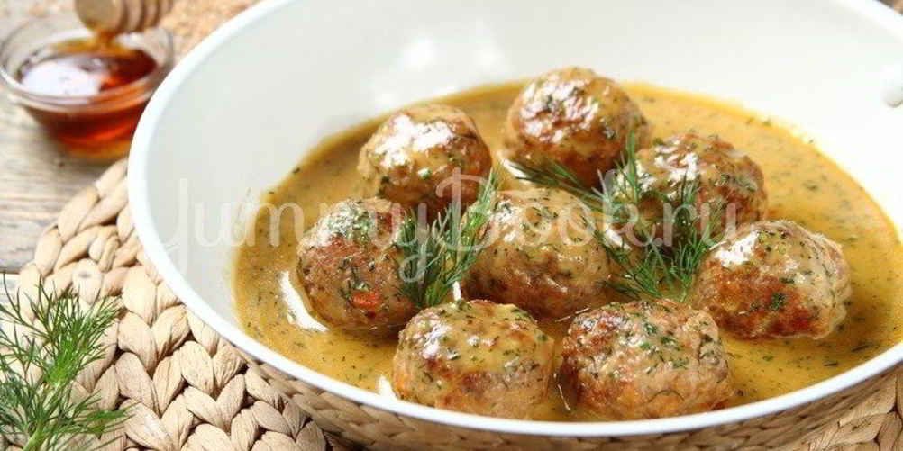 Как приготовить фрикадельки в горчично-медовом соусе
