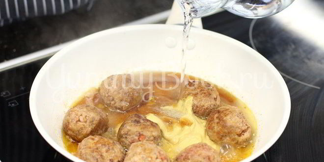 Рецепт фрикаделек в горчично-медовом соусе