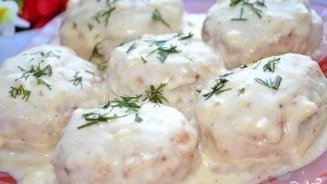 Рецепт Фрикаделек в молочном соусе