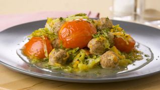 Рецепт Капусты с фрикадельками