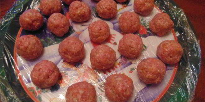 Рецепт мяса-овощных фрикадельки для заморозки