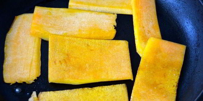 Рецепт рисовой короны с тыквой и фрикадельками