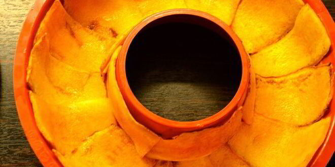 Рецепт рисовой короны с тыквой и фрикадельками