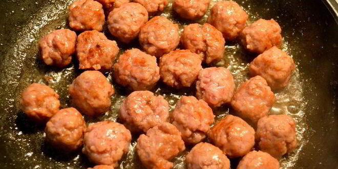 Рецепт рисовой короны с тыквой и фрикадельками