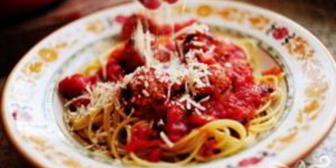 Рецепт спагетти с фрикадельками и соусом