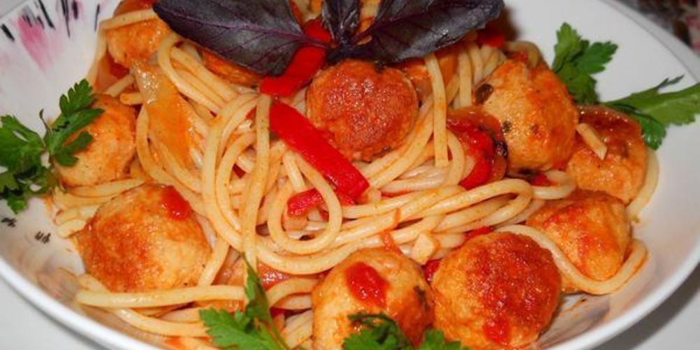 Как приготовить спагетти с фрикадельками леди и бродяга