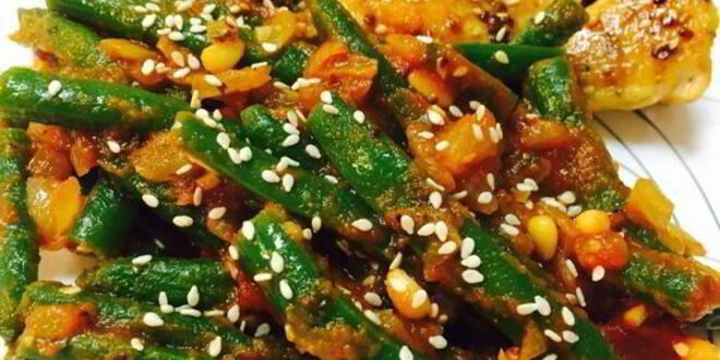 Рецепт гарнира из стручковой фасоли