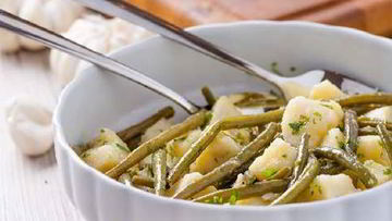 Рецепт Ароматного картофеля с фасолью и пряностями