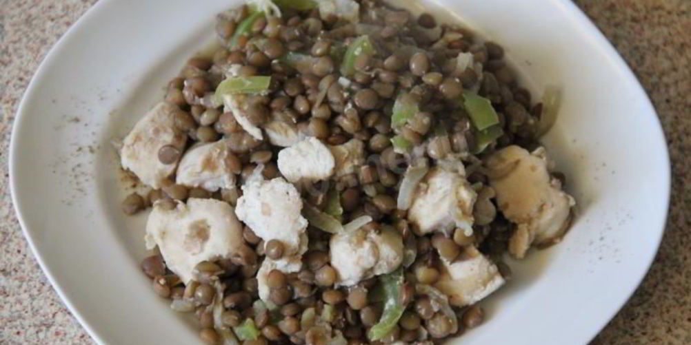 Как приготовить чечевицу с куриным филе