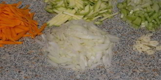 Рецепт чечевицы с овощами