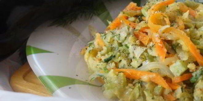 Рецепт чечевицы с овощами