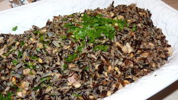 Рецепт Дикого риса с грибами