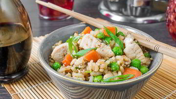 Рецепт Кантонского жареного риса с курицей