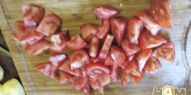 Рецепт картофеля под мясной заливкой