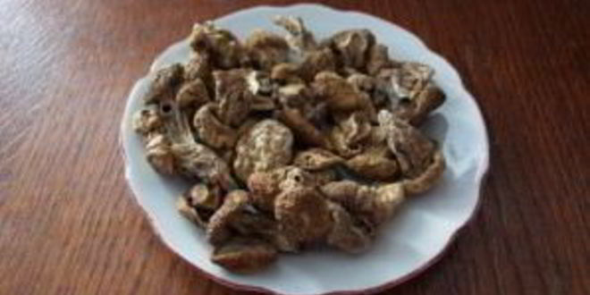 Рецепт картофеля в духовке с белыми грибами и беконом