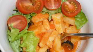 Рецепт Картофеля в томатной пасте с оливками