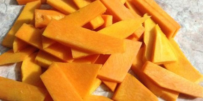 Рецепт картофеля жареного с тыквой