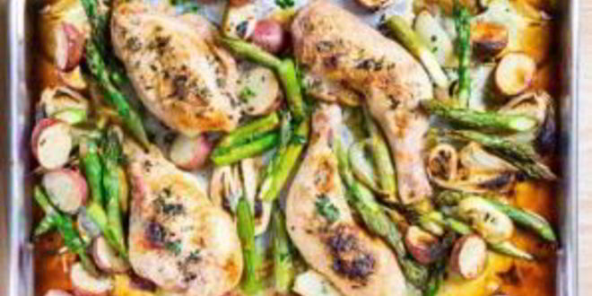 Рецепт картошки с курицей в духовке