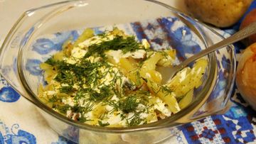 Рецепт Картошки с лисичками в духовке