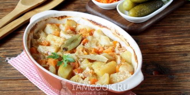 Рецепт картошки в кефире в духовке