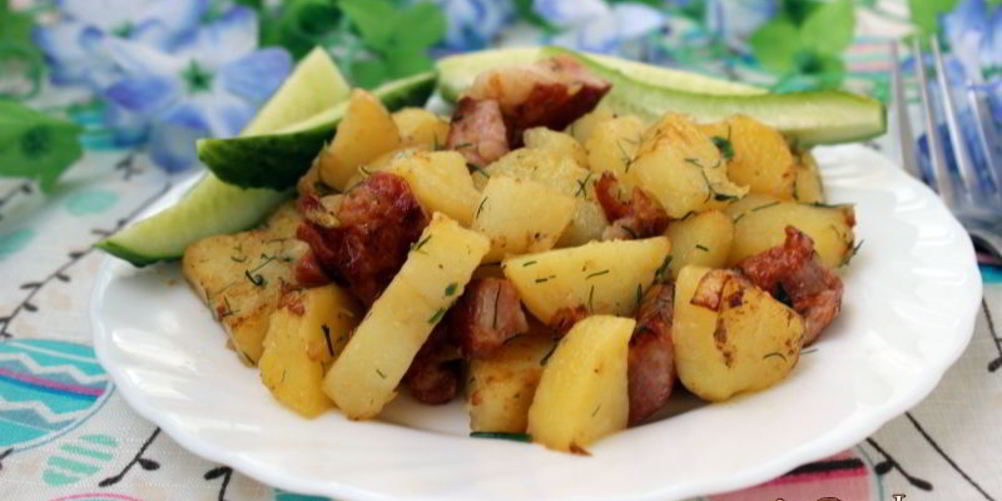 Как приготовить молодой картофель с сырокопченой грудинкой
