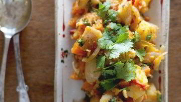 Рецепт Остро-пряного картофель с морковью