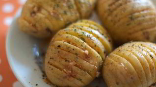 Рецепт Печеного картофеля с розмарином и оливковым маслом