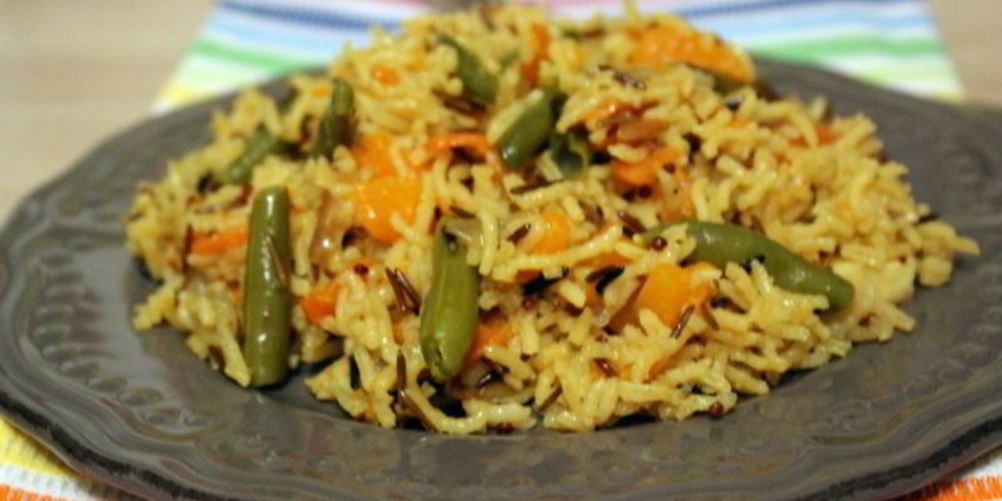 Как приготовить рис басмати с овощами