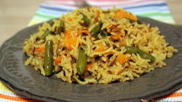 Рецепт Риса Басмати с овощами