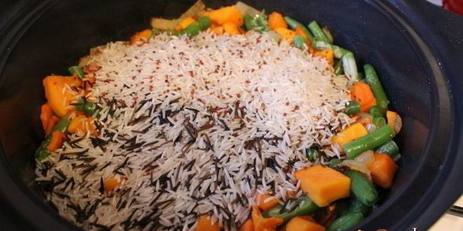 Рецепт риса басмати с овощами