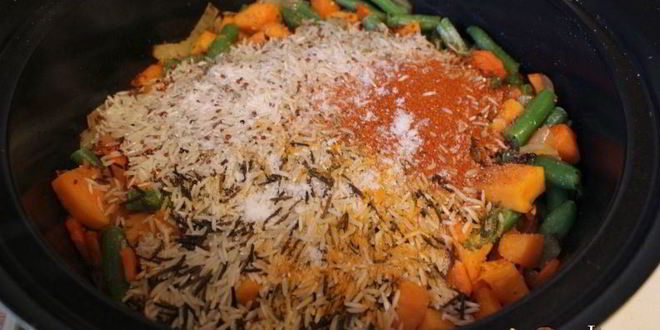 Рецепт риса басмати с овощами