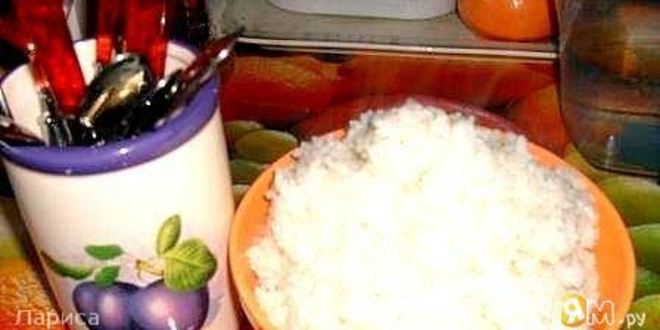 Рецепт риса без проблем